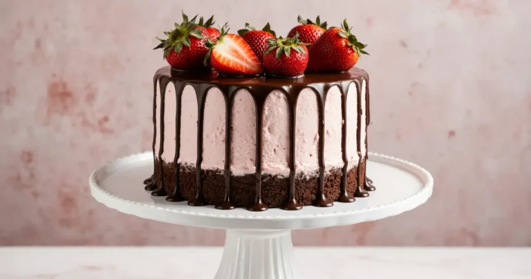 chocolate strawberry cake