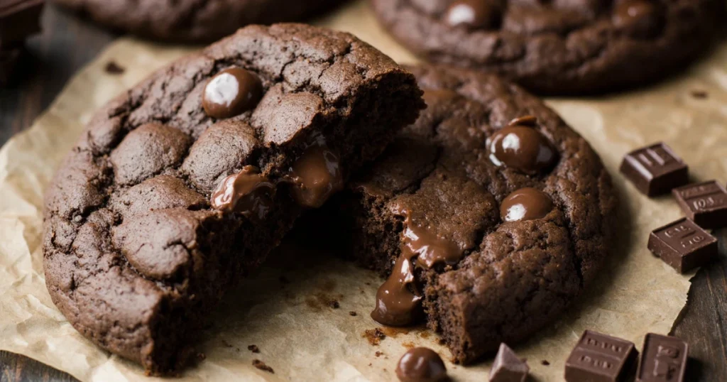 double chunk chocolate cookie