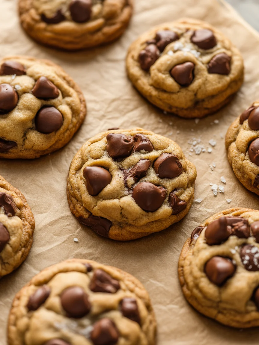 healthy chocolate chip cookies